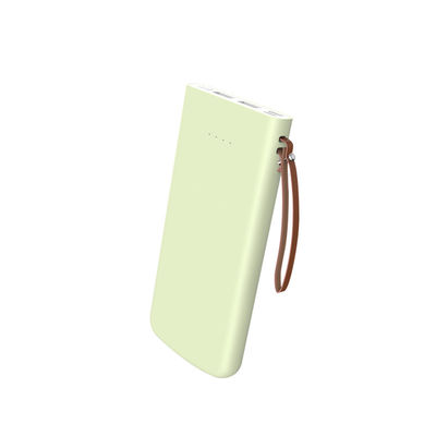 Красочный резиновый банк силы USB покрытия 138mm портативный двойной