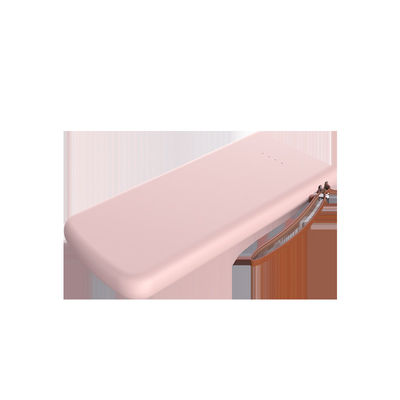 Красочный резиновый банк силы USB покрытия 138mm портативный двойной