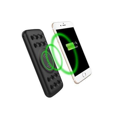 Банк силы обязанности чашки 10000mAh 9V 2A всасывания беспроводной