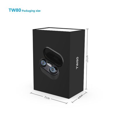 Умное касание TW80 350mAh водоустойчивое синий зуб Наушники