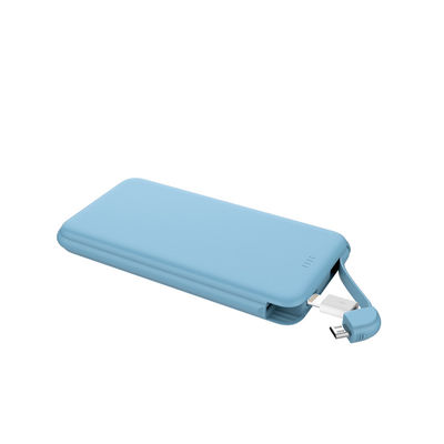 Двойной USB выводит наружу банк силы кабеля 186g 14mm встроенный