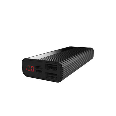 Банк силы USB металла 121mm дисплея LCD двойной