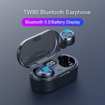 TW80 беспроводное Bluetooth 5,0 TWS мини HiFi Earbuds с MIC