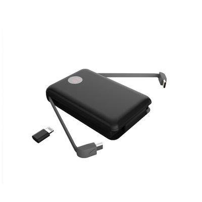 LCD показывает встроенный банк 10000mAh силы кабеля для андроида