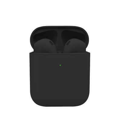 Черное I27 TWS 35mAh Airpods 2 Earbuds с резиновым покрытием