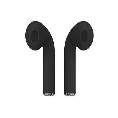 Черное I27 TWS 35mAh Airpods 2 Earbuds с резиновым покрытием