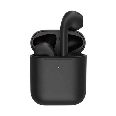 Черное I27 TWS 35mAh Airpods 2 Earbuds с резиновым покрытием
