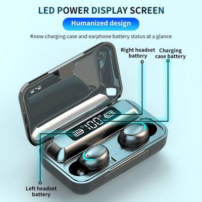 Шлемофон F9 истинный беспроводной 5,0 RoHs Tws Bluetooth 5,0 Earbud STouch 9D стерео