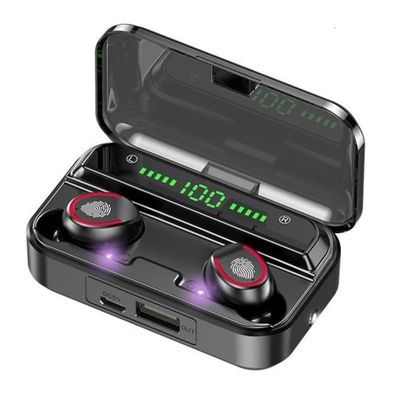 Шлемофон V5.1 небольшой беспроводной Bluetooth Earbuds TWS с банком силы